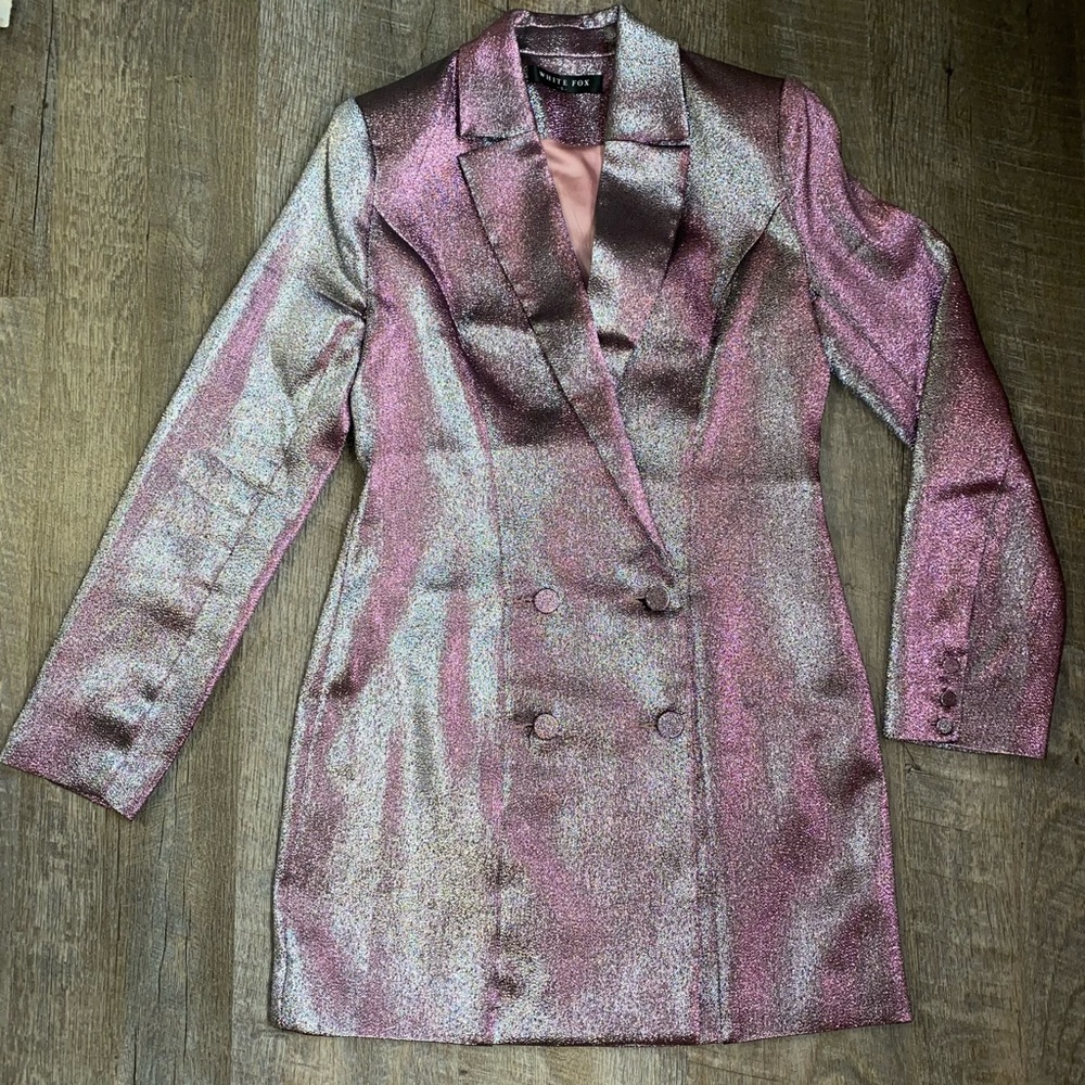 White fox boutique blazer dress